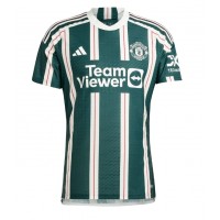 Camiseta Manchester United Rasmus Hojlund #9 Visitante Equipación 2024-25 manga corta